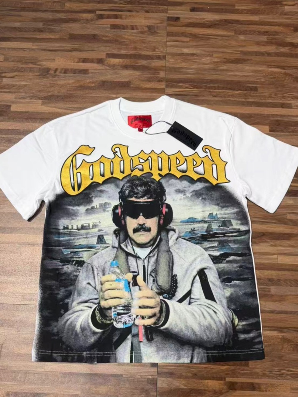 Godspeed Graphic White Men’s T-Shirt